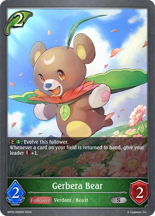 Gerbera Bear (BP03-009EN) [Flame of Laevateinn] - Trinity Hobby