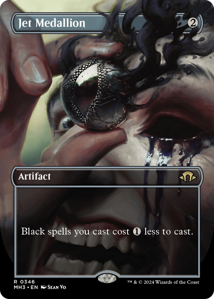 Jet Medallion (Borderless) [Modern Horizons 3] - Trinity Hobby