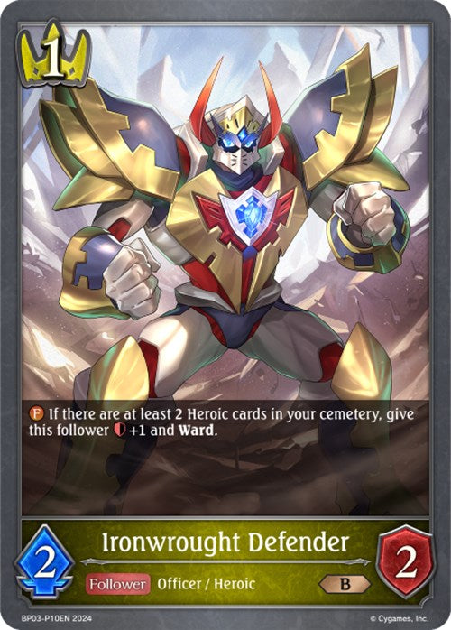 Ironwrought Defender (BP03-P10EN) [Flame of Laevateinn] - Trinity Hobby
