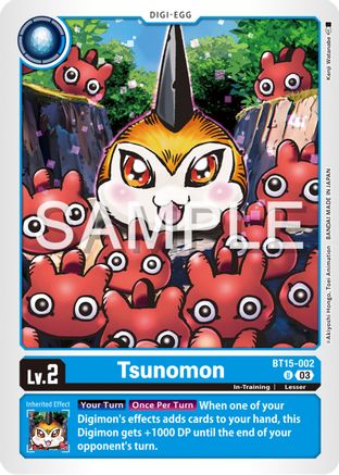 Tsunomon [BT15-002] [Exceed Apocalypse] - Trinity Hobby