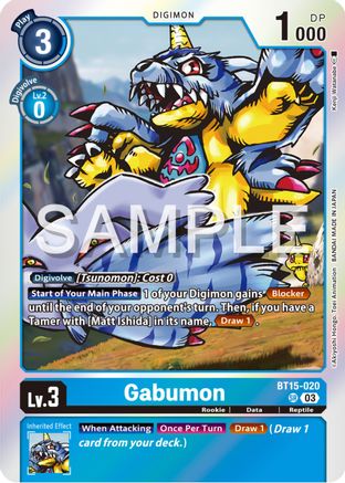 Gabumon [BT15-020] [Exceed Apocalypse] - Trinity Hobby
