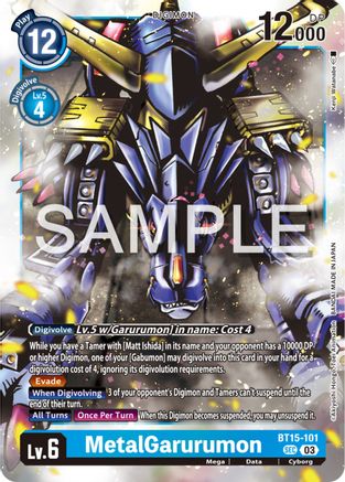 MetalGarurumon [BT15-101] [Exceed Apocalypse] - Trinity Hobby