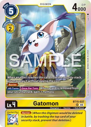 Gatomon [BT15-037] [Exceed Apocalypse] - Trinity Hobby