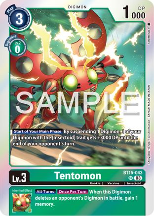 Tentomon [BT15-043] [Exceed Apocalypse] - Trinity Hobby