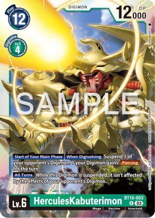 HerculesKabuterimon [BT15-053] [Exceed Apocalypse] - Trinity Hobby