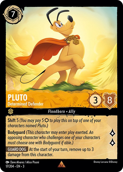 Pluto - Determined Defender (17/204) [Into the Inklands] - Trinity Hobby