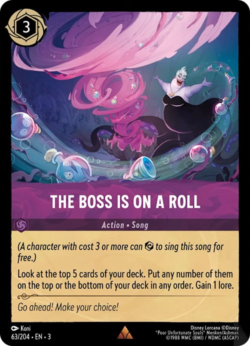 The Boss is on a Roll (63/204) [Into the Inklands] - Trinity Hobby