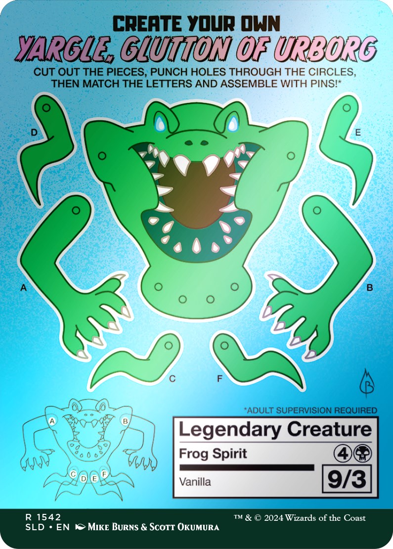 Yargle, Glutton of Urborg (Rainbow Foil) [Secret Lair Drop Series] - Trinity Hobby