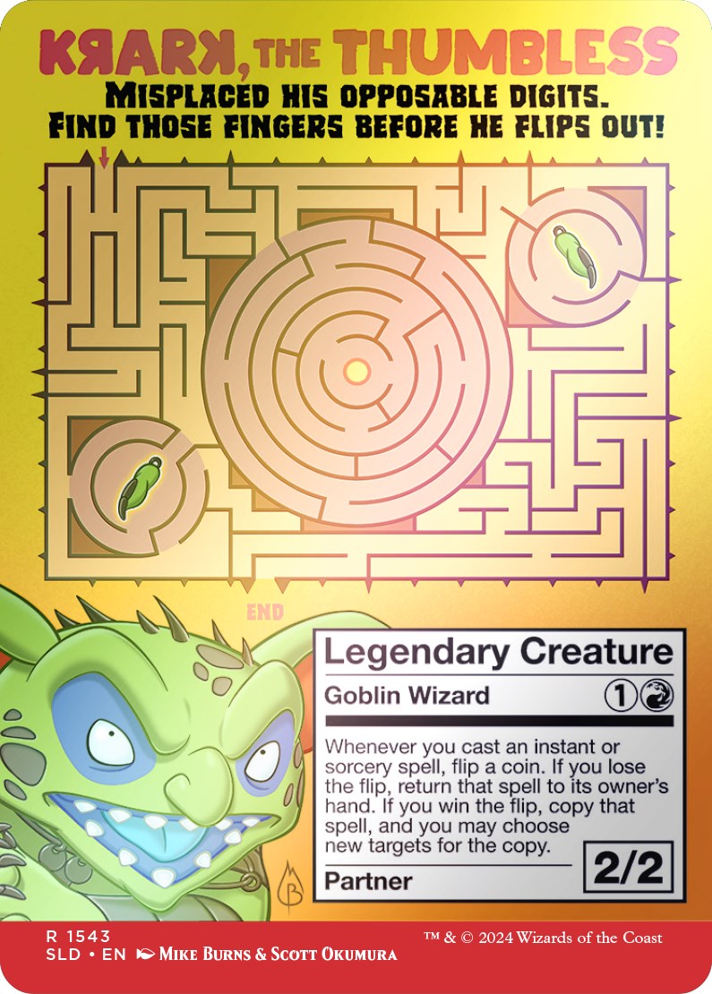 Krark, the Thumbless (Rainbow Foil) [Secret Lair Drop Series] - Trinity Hobby