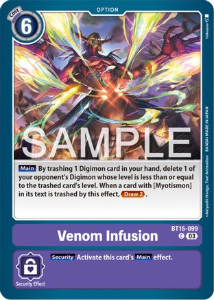 Venom Infusion [BT15-099] [Exceed Apocalypse] - Trinity Hobby