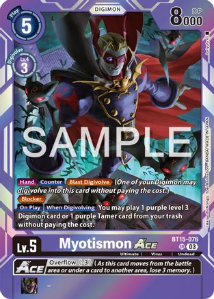 Myotismon Ace [BT15-076] [Exceed Apocalypse] - Trinity Hobby