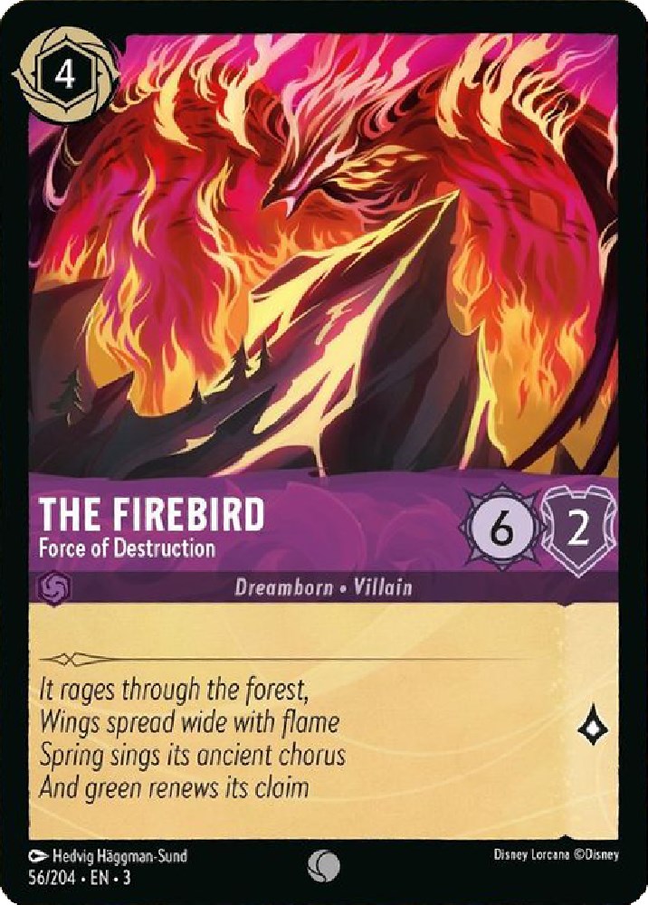 The Firebird - Force of Destruction (56/204) [Into the Inklands] - Trinity Hobby