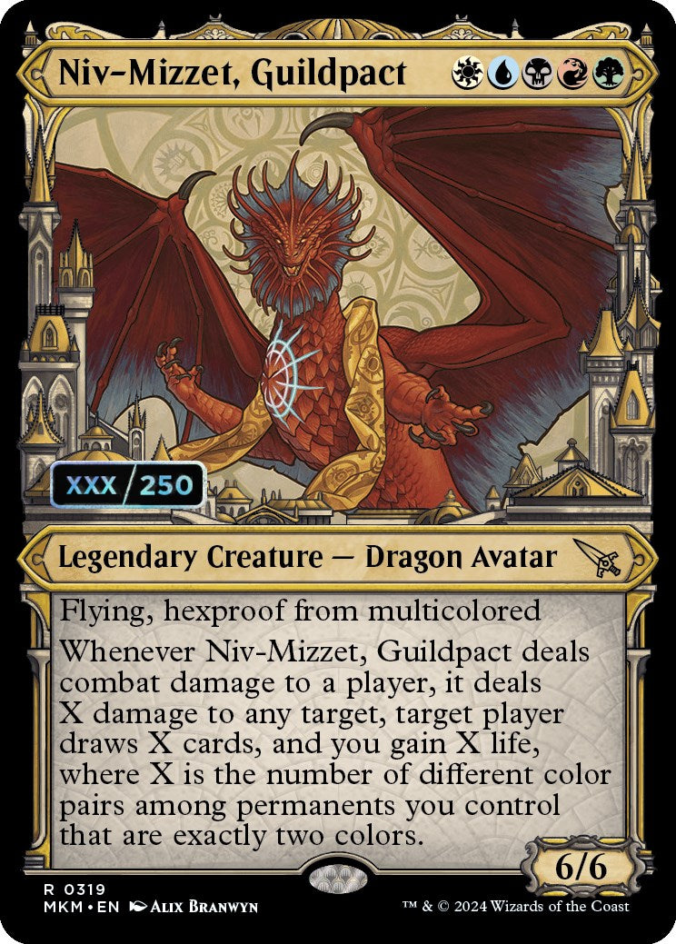 Niv-Mizzet, Guildpact (Serialized) [Murders at Karlov Manor] - Trinity Hobby