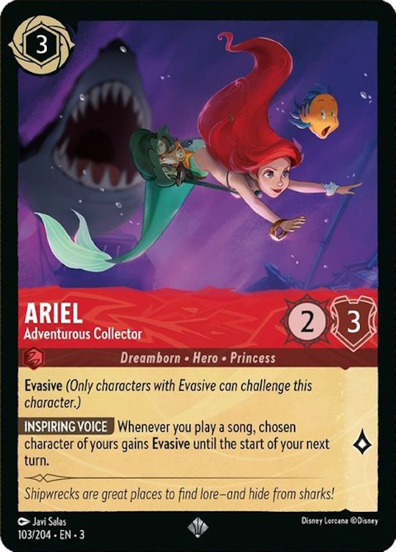 Ariel - Adventurous Collector (103/204) [Into the Inklands] - Trinity Hobby