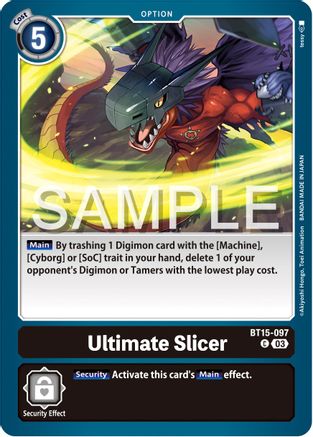 Ultimate Slicer [BT15-097] [Exceed Apocalypse] - Trinity Hobby