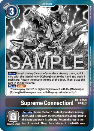 Supreme Connection! [BT15-096] [Exceed Apocalypse] - Trinity Hobby