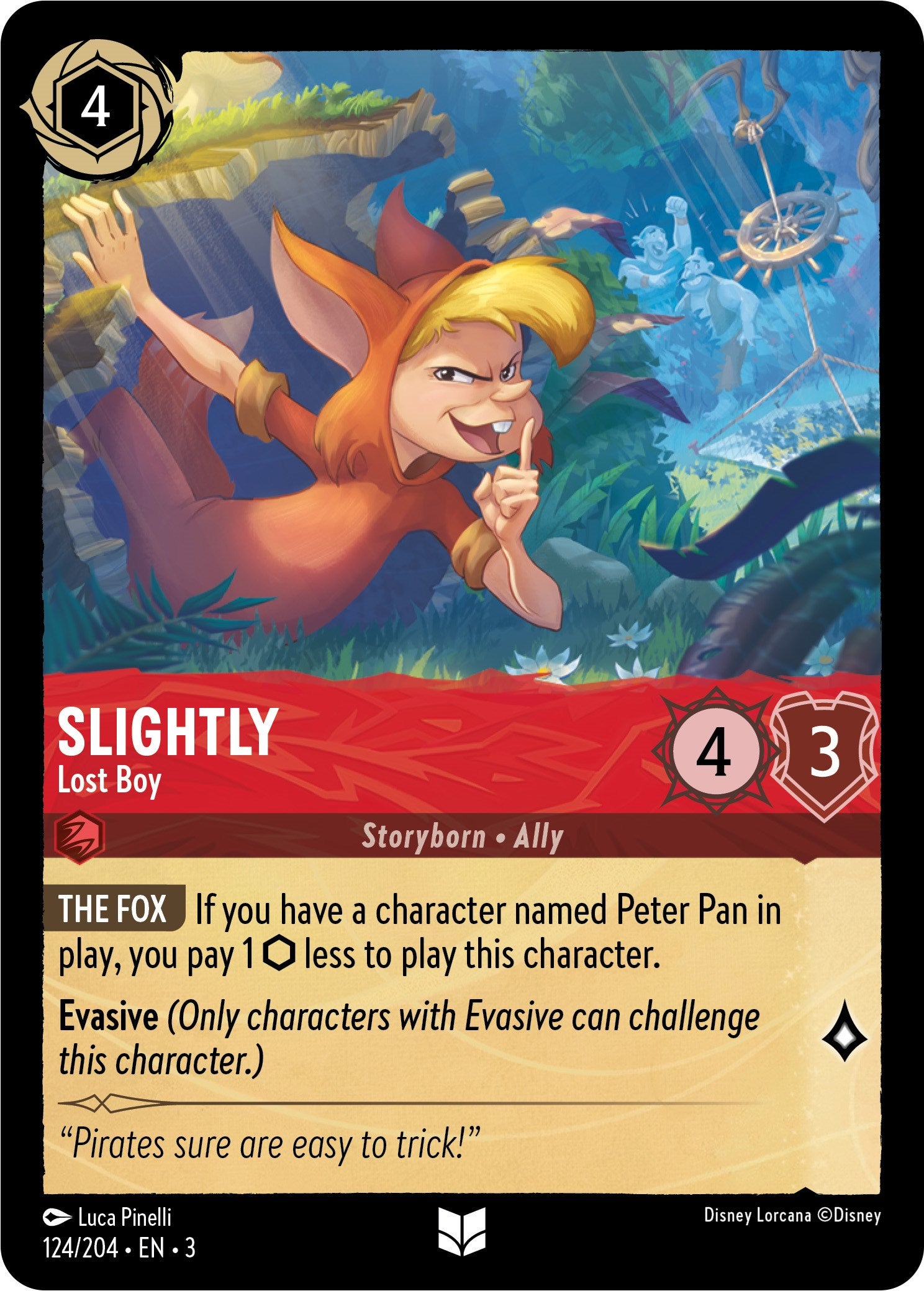 Slightly - Lost Boy (124/204) [Into the Inklands] - Trinity Hobby