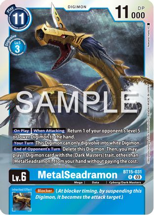 MetalSeadramon [BT15-031] [Exceed Apocalypse] - Trinity Hobby