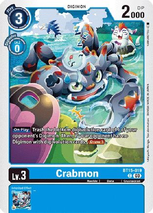 Crabmon [BT15-019] [Exceed Apocalypse] - Trinity Hobby