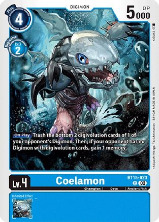 Coelamon [BT15-023] [Exceed Apocalypse] - Trinity Hobby