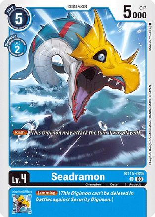 Seadramon [BT15-025] [Exceed Apocalypse] - Trinity Hobby