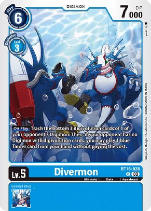 Divermon [BT15-028] [Exceed Apocalypse] - Trinity Hobby