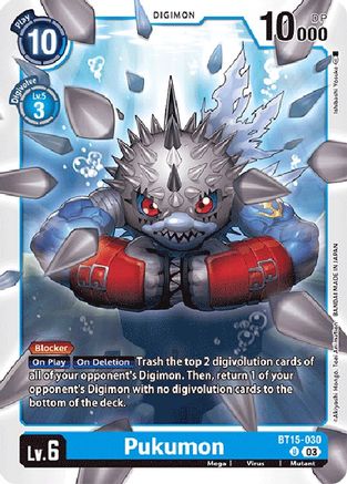 Pukumon [BT15-030] [Exceed Apocalypse] - Trinity Hobby