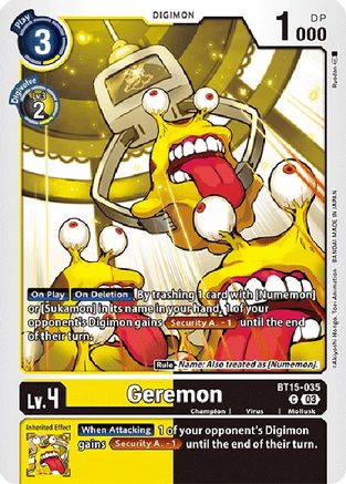 Geremon [BT15-035] [Exceed Apocalypse] - Trinity Hobby