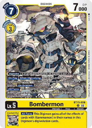 Bombermon [BT15-039] [Exceed Apocalypse] - Trinity Hobby