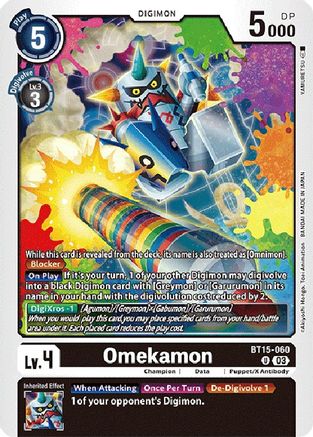 Omekamon [BT15-060] [Exceed Apocalypse] - Trinity Hobby