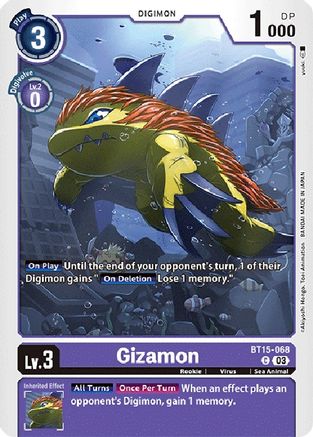 Gizamon [BT15-068] [Exceed Apocalypse] - Trinity Hobby