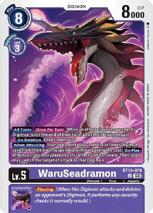 WaruSeadramon [BT15-078] [Exceed Apocalypse] - Trinity Hobby