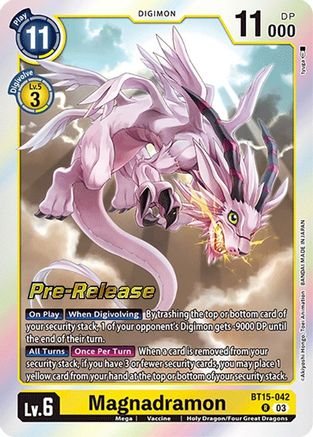 Magnadramon [BT15-042] [Exceed Apocalypse Pre-Release Cards] - Trinity Hobby