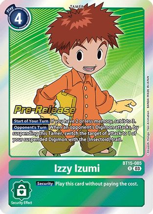 Izzy Izumi [BT15-085] [Exceed Apocalypse Pre-Release Cards] - Trinity Hobby