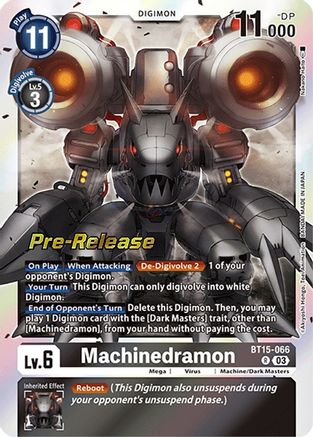 Machinedramon [BT15-066] [Exceed Apocalypse Pre-Release Cards] - Trinity Hobby