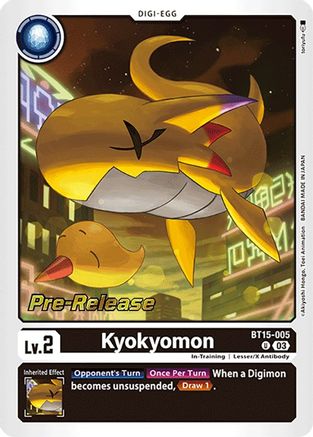 Kyokyomon [BT15-005] [Exceed Apocalypse Pre-Release Cards] - Trinity Hobby
