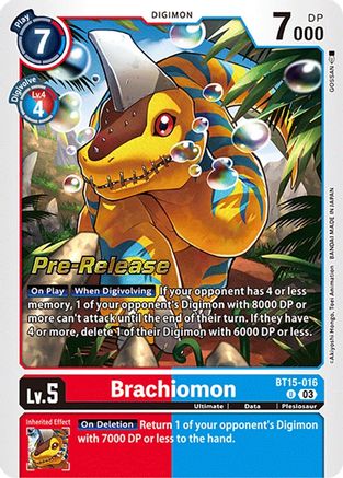 Brachiomon [BT15-016] [Exceed Apocalypse Pre-Release Cards] - Trinity Hobby