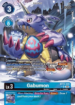 Gabumon [BT15-020] (Alternate Art) [Exceed Apocalypse] - Trinity Hobby
