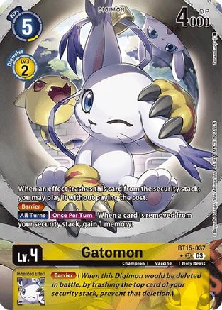 Gatomon [BT15-037] (Alternate Art) [Exceed Apocalypse] - Trinity Hobby