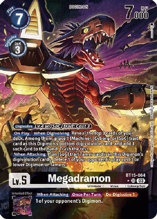 Megadramon [BT15-064] (Alternate Art) [Exceed Apocalypse] - Trinity Hobby