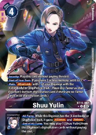 Shuu Yulin [BT15-087] (Alternate Art) [Exceed Apocalypse] - Trinity Hobby