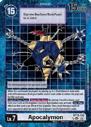 Apocalymon [BT15-102] (Special Edition Alternate Art) [Exceed Apocalypse] - Trinity Hobby