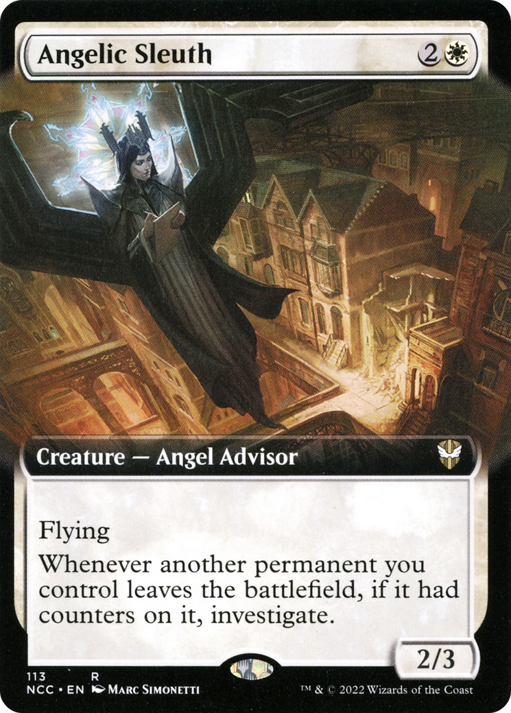 Angelic Sleuth (Extended Art) [Streets of New Capenna Commander] - Trinity Hobby