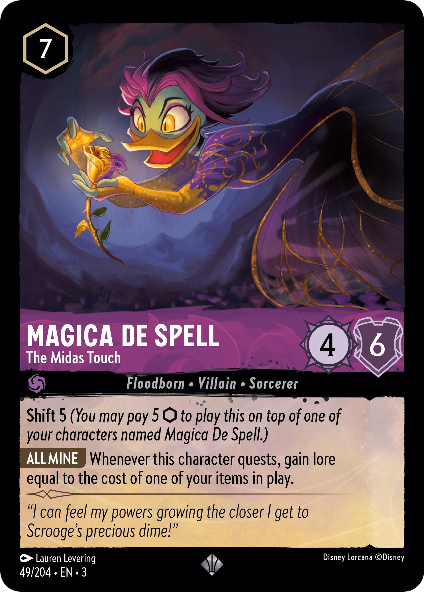 Magica De Spell - The Midas Touch (49/204) [Into the Inklands] - Trinity Hobby