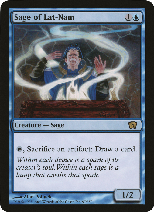 Sage of Lat-Nam (Oversized) [Eighth Edition Box Topper] - Trinity Hobby