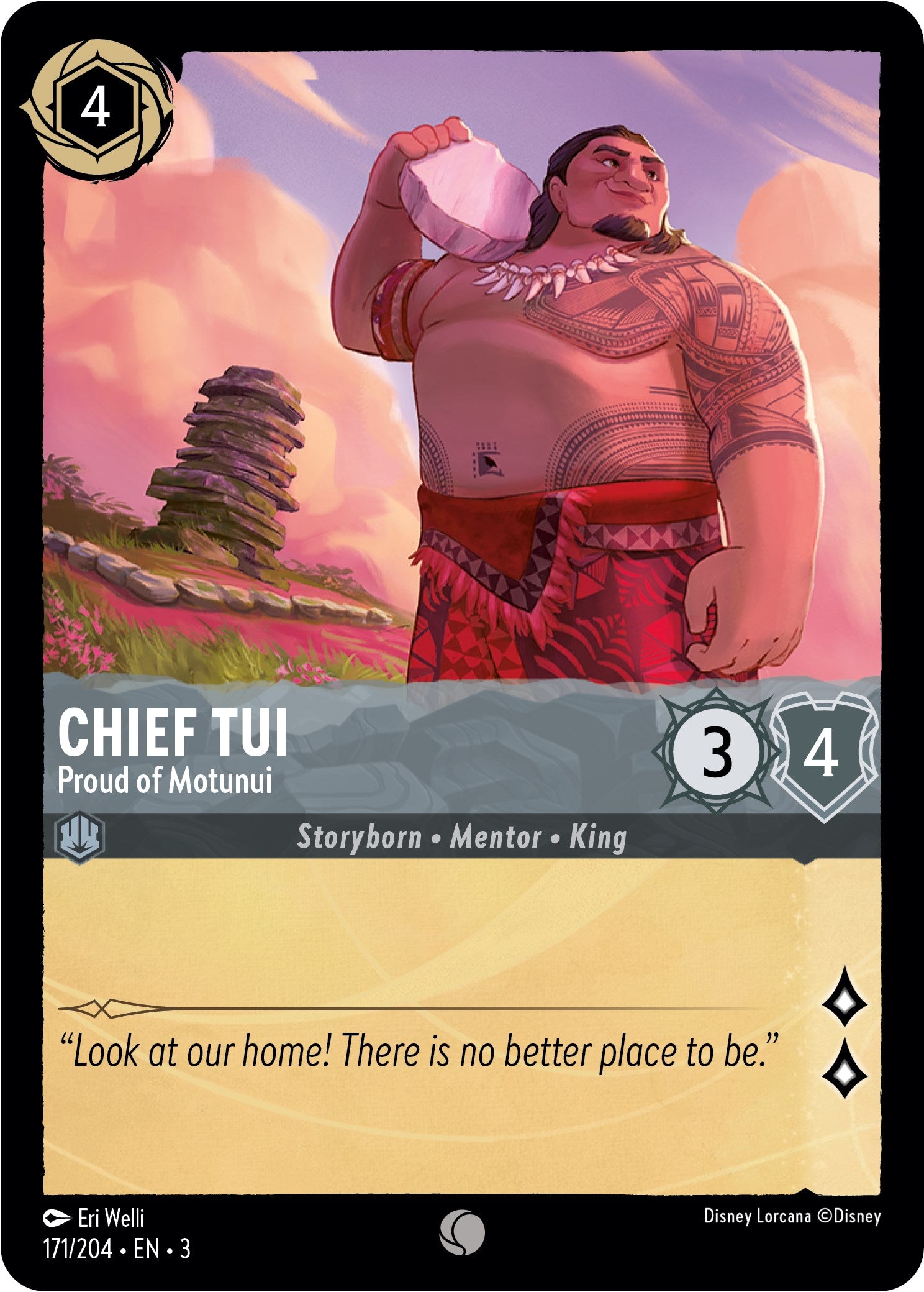 Chief Tui - Proud of Motunui (171/204) [Into the Inklands] - Trinity Hobby