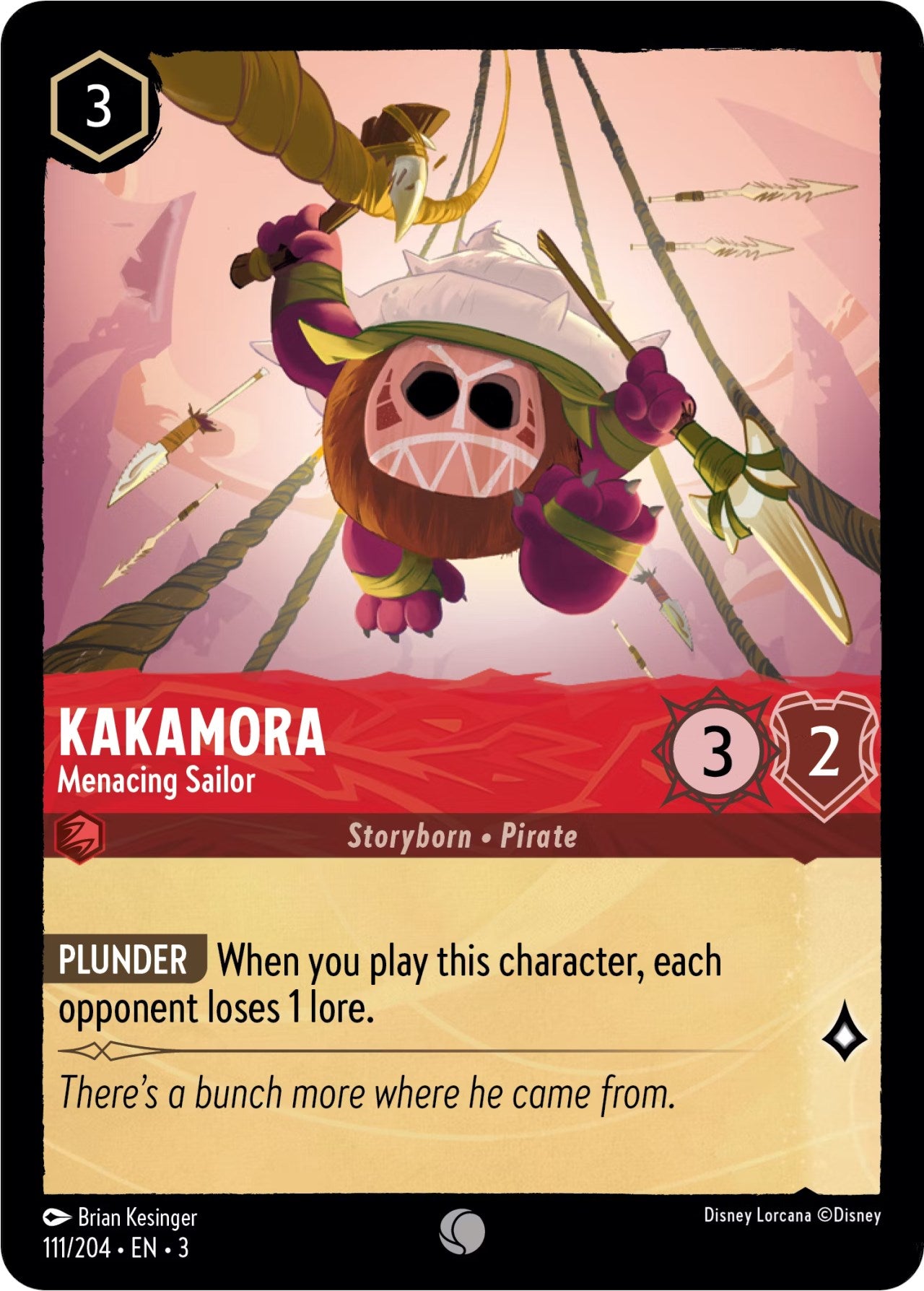 Kakamora - Menacing Sailor (111/204) [Into the Inklands] - Trinity Hobby
