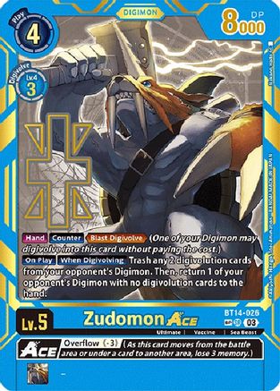 Zudomon Ace [BT14-026] [Exceed Apocalypse] - Trinity Hobby