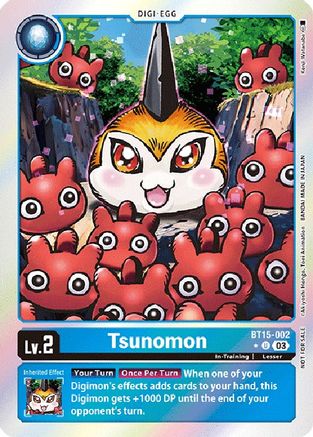 Tsunomon [BT15-002] (Exceed Apocalypse Box Promotion Pack) [Exceed Apocalypse Promos] - Trinity Hobby