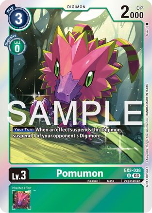 Pomumon [EX3-038] (Official Tournament Pack Vol.12) [Draconic Roar Promos] - Trinity Hobby
